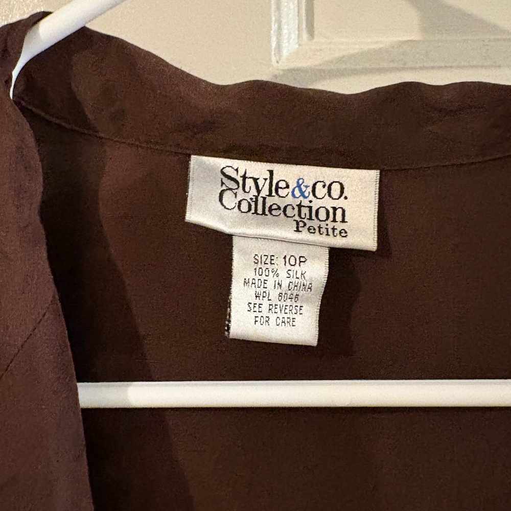 Style & Co. Chocolate blazer